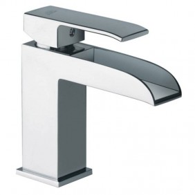 Paffoni Level chromed waterfall washbasin tap...