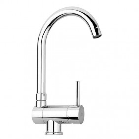 Paffoni Stick kitchen tap with chromed...