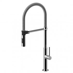 Paffoni Chef kitchen tap 2 spray swivel spout...