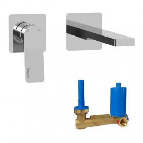 Mezcladora empotrada para lavabo Paffoni Tilt...