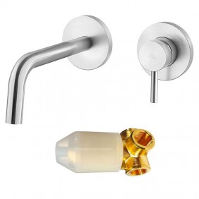Miscelatore ad incasso a parete per lavabo...