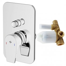Mitigeur encastré pour douche Teorema Bing avec...
