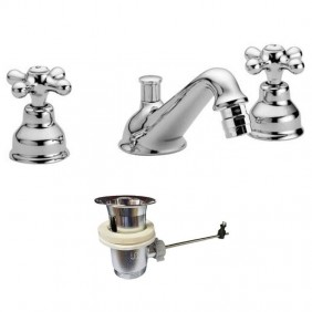 Paffoni Iris 3-Loch Bidet-Armatur mit...
