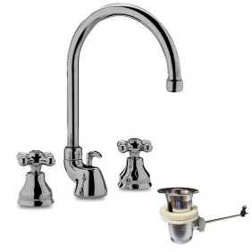 Miscelatore per lavabo Paffoni Iris canna...