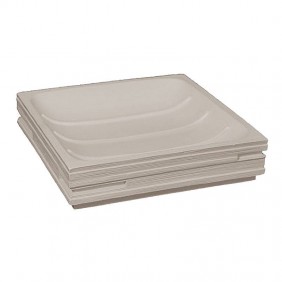 Gedy Quadrotto Seifenschale hell graubeige QU11-66