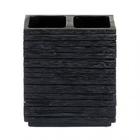 Portaspazzolino d'appoggio Gedy Quadrotto nero...