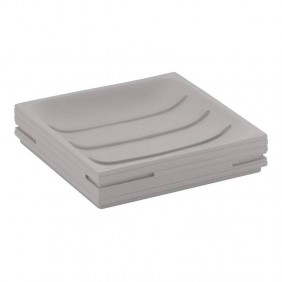 Gedy Quadrotto Seifenschale grau QU11-08