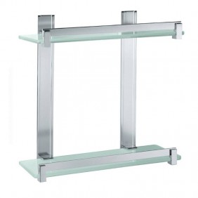 Gedy Cloud Glas Duschablage 2-Regal rechteckig...