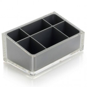 Organizador maquillaje Gedy Rainbow plata RA00-73