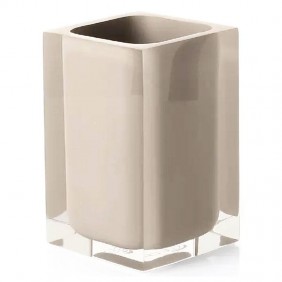 Gedy Rainbow Zahnputzbecher hell graubeige RA98-66