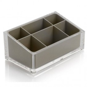 Gedy Rainbow Kosmetik-Organizer hell graubeige...