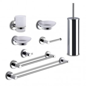 Set de accesorios de baño de pared Gedy Felce...