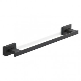 Toallero de baño de pared Gedy Atena 60cm negro...