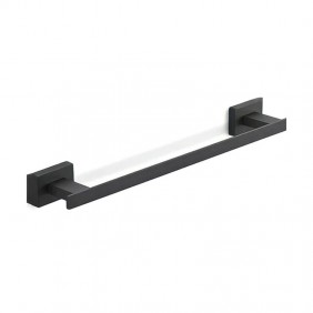 Toallero de baño de pared Gedy Atena 45cm negro...