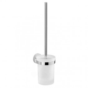 Portaescobilla de pared Gedy Eros cromo y...
