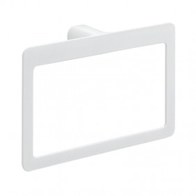 Portasalviette Gedy Pirenei ad anello bianco...