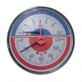 Ferrari Mano-Thermometer hinterer Anschluss 80...