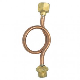 Ferrari nickel-plated copper pressure gauge...