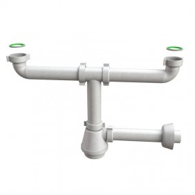 Bonomini 2-Wege-Siphon 1 1/2 weiß 1320CP40B0