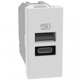 Bticino MatixGO 15W USB socket with 1 port type...