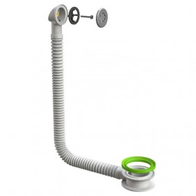 Bonde pour lavabo Bonomini avec trop-plein et...