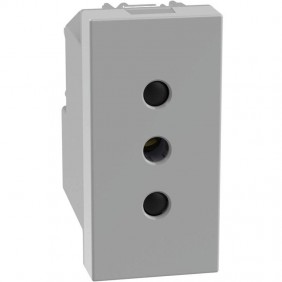 Bticino MatixGO 10A socket outlet 2P+E P11 grey...