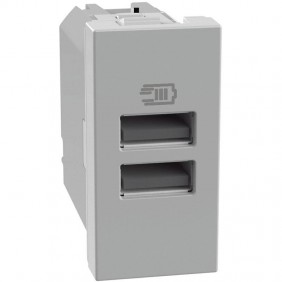 Cargador USB Bticino MatixGO 15W con 2 puertos...