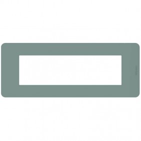 Plaque Bticino MatixGO Tones 7 modules Agave...