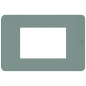 Placca Bticino MatixGO Tones 3 moduli Agave...