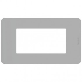 Bticino MatixGO plate 4 modules grey JA4804JG