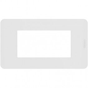 Placca Bticino MatixGO 4 moduli bianca JA4804JW