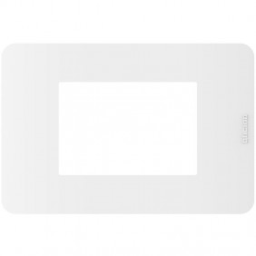 Plaque Bticino MatixGO 3 modules blanc JA4803JW