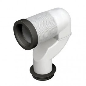 Bonomini P-bend for WC with rubber gasket D...