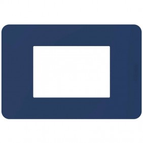 Placca Bticino MatixGO Tones 3 moduli blue...
