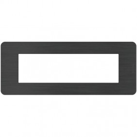 Placca Bticino MatixGO Effects 7 moduli Black...