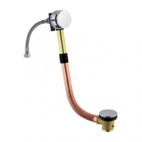 Sifone per vasca Cgs in ottone e rame 45-55 cm...