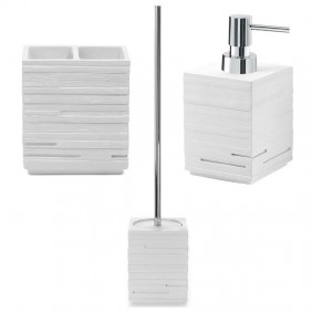 Gedy Quadrotto Bathroom accessories set white...
