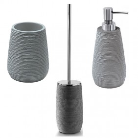 Set de muebles de baño Gedy Gemini gris GM33-80-98