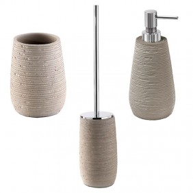 Set de muebles de baño Gedy Gemini gris paloma...