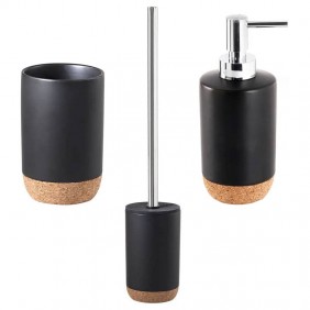 Set de muebles de baño Gedy Lucy negro mate...