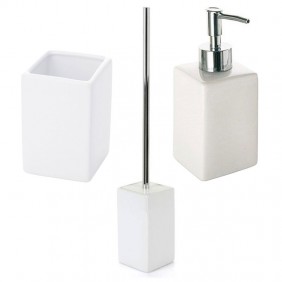 Gedy Verbena Bad-Accessoire-Set weiß VE33-81-98
