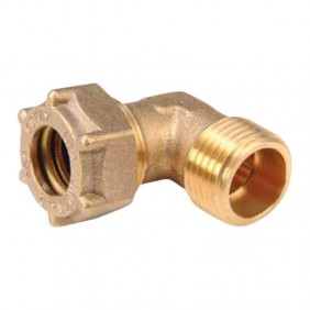 Racor codo 90 grados IBP F/M 12 mm x 3/8 latón...