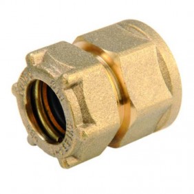 Manguito roscado IBP para agua y gas F/F 18 mm...
