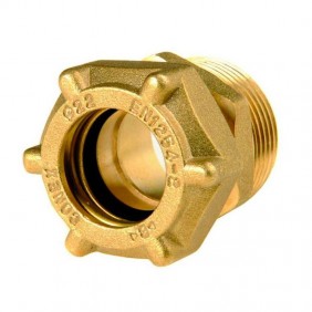 Manguito roscado IBP para agua y gas M/F 16 mm...