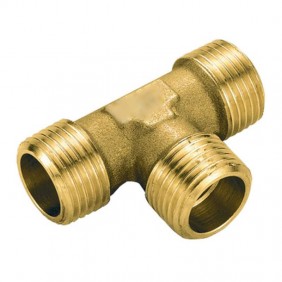 IBP T-fitting for pipes M/M/M 1 inch brass 8132...