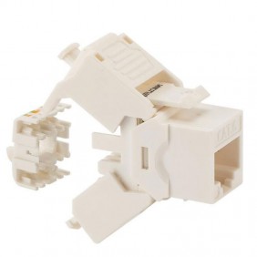 Presa verticale Fanton RJ45 UTP CAT.6 bianca...