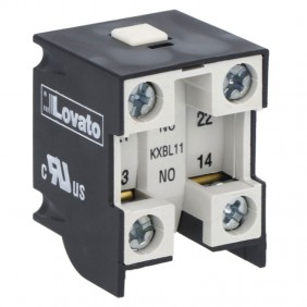 Lovato contact block 1NO+1NC snap-in KXBS11