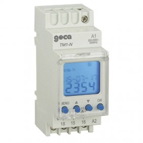 Interruttore orario digitale Geca TM1-N 1GG/7GG...