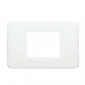 Placca Legrand serie Vela 2 posti bianca 680542