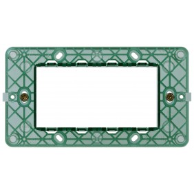 Vimar Plana soporte 4 módulos 14614